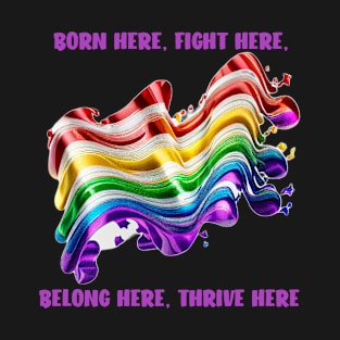 RAINBOW FLAG QUEER PRIDE T-Shirt