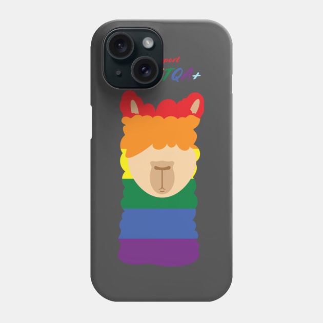 I Support LLGBTQA+ Phone Case by DESIGNS BY JAY