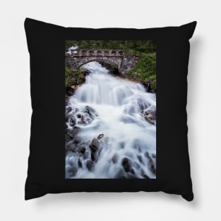 Under the Bridge and Through the Rocks Pillow