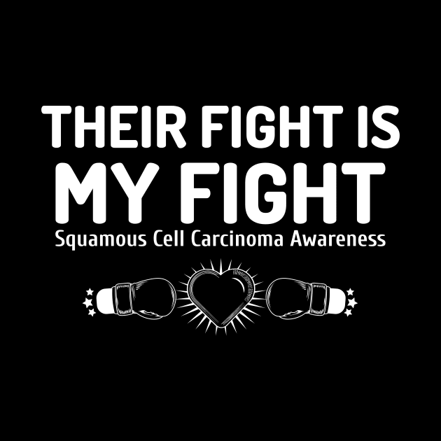 Squamous Cell Carcinoma Awareness by victoria@teepublic.com