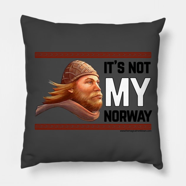 Not My Norway Pillow by MagicalMeltdown