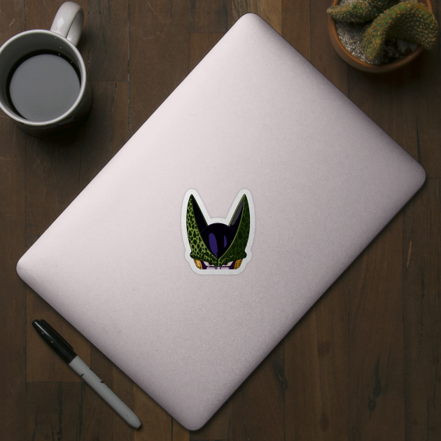 Cell Perfect Form Peeker Dragonball Z Sticker Teepublic