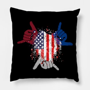 Hang Loose America Pillow