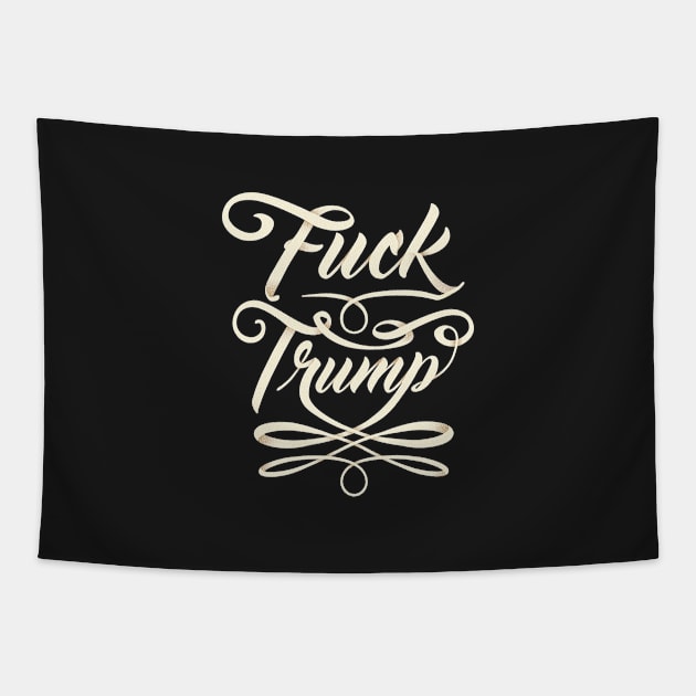 FUCK TRUMP Tapestry by Natural 20 Shirts