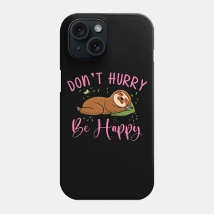 Cute Sloth Lazy Office Worker Working Sloth Statement Chill Phone Case