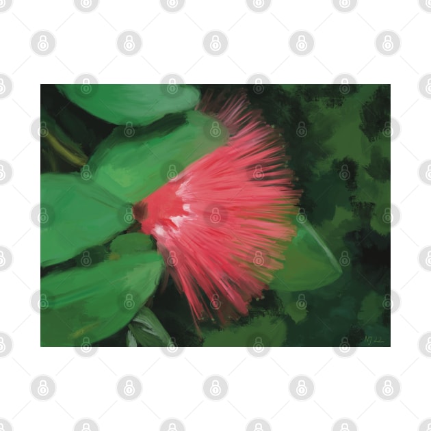 ‘Ōhi’a Lehua flower - digital painting by NadJac