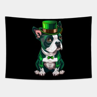 Just A Frenchie Cute Dog For St. Patrick's Day Tapestry