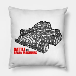 Battle Ready Machine 01 T-shirt Pillow