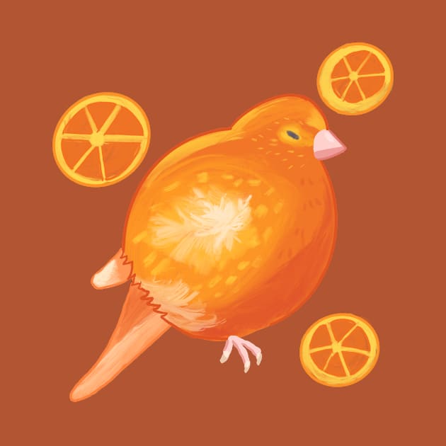 Orange Canary by JessaCreation