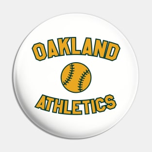 oakland baseball Pin