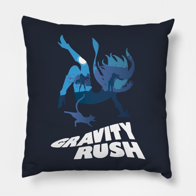 Gravity Rush Pillow by Alundrart