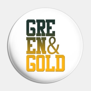 Green & Gold Pin