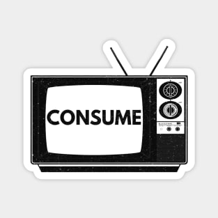 Consume TV (vintage distressed) Magnet