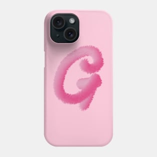 G Pink Animal Initials Phone Case