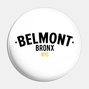 New York Bronx - New York Bronx Schriftzug - Bronx Logo - Bronx Belmont Pin