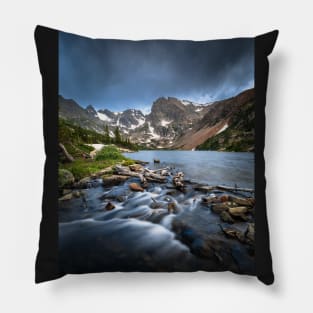 Lake Isabelle Alpine Beauty Pillow