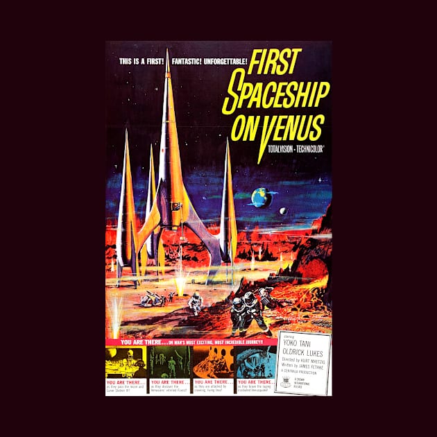 Classic Science Fiction Movie Poster - First Spaceship on Venus by Starbase79