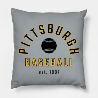 Vintage Pittsburgh Baseball Pillow