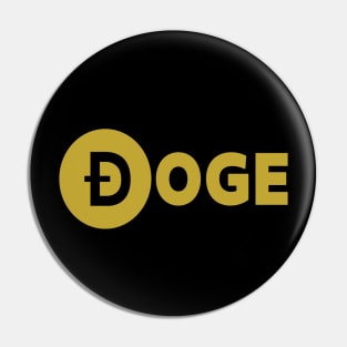 Dogecoin (DOGE) Logo Pin