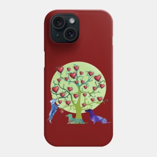 Dachshund Hearts Garden Phone Case