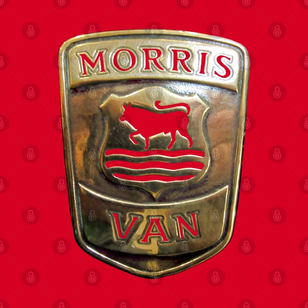 Vintage 1940s Morris van bonnet badge by soitwouldseem