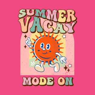 Retro Summer Vacay Mode on T-Shirt