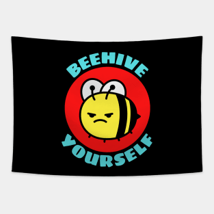 Beehive Yourself | Beekeeper Pun Tapestry