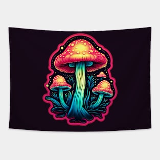 Magic Mushrooms Tapestry