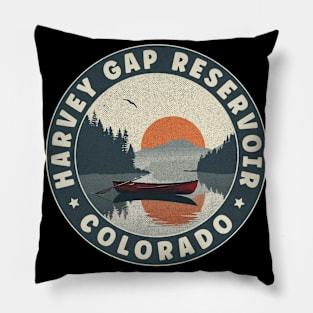 Harvey Gap Reservoir Colorado Sunset Pillow