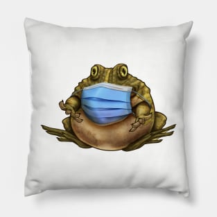 Covid Frog Pillow