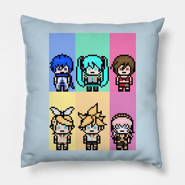 Vocaloid Pixel Art Pillow by Tatsu_chan