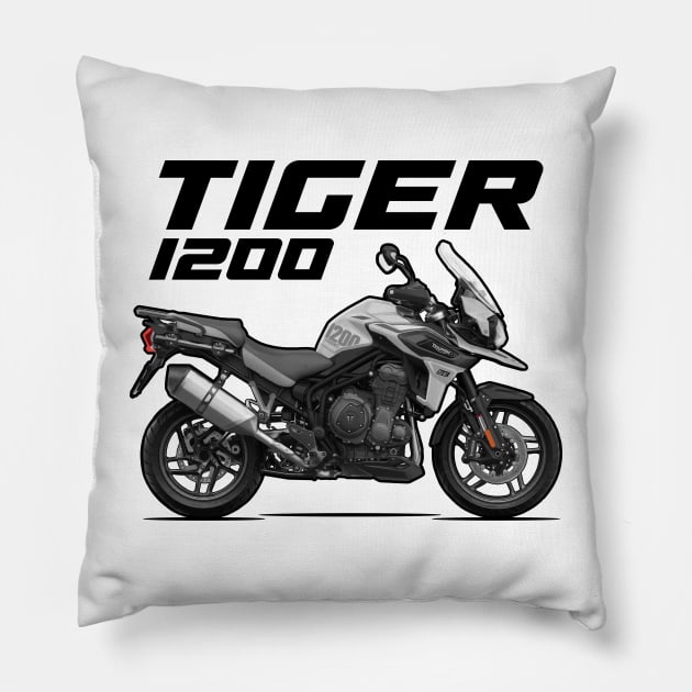 Tiger 1200 Pillow by Tomislav Lozić