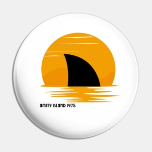 Amity Island 1975 Pin