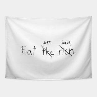 Eat the Rich (transparent background) Tapestry