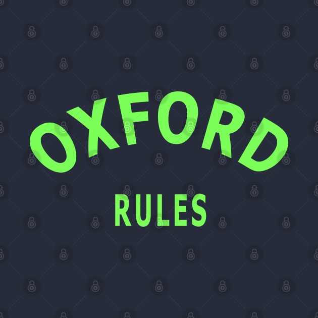 Oxford University Rules by Lyvershop