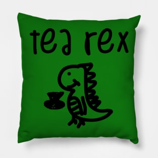 Tea Rex Pillow