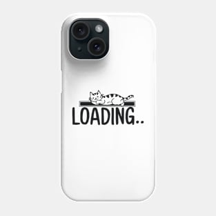 loading cat Phone Case