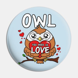 Owl you need is love Pin