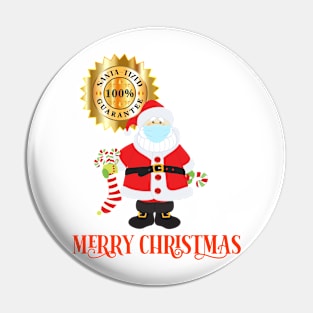 Santa-tized Merry Christmas 2020 Pin