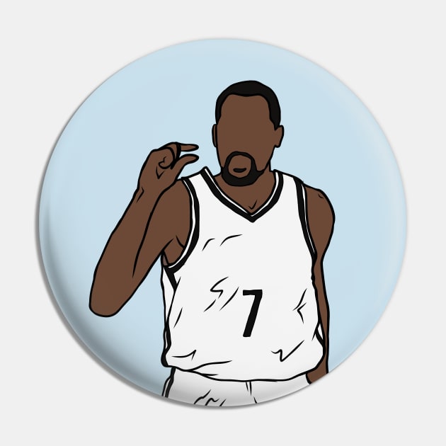 Kevin Durant "Trop Petit" Pin by rattraptees