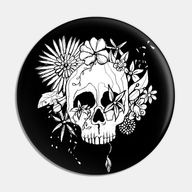 Skull Pin by MerryDee