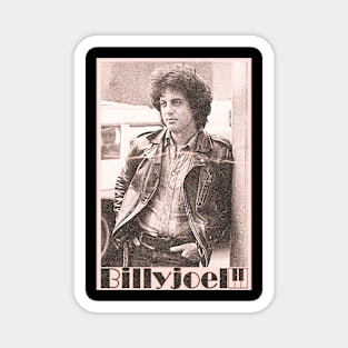 billy joel / vintage style fan design Magnet