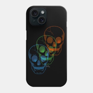 Chromatic Skulls Phone Case