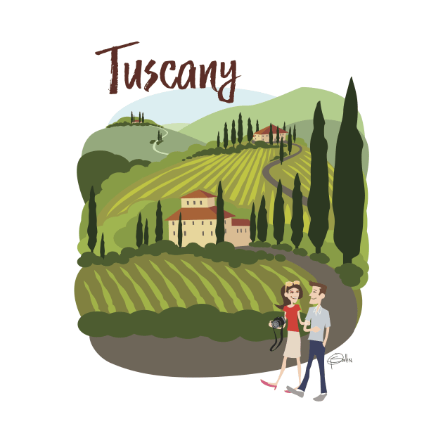 Tuscany Tourists by PatrickScullin