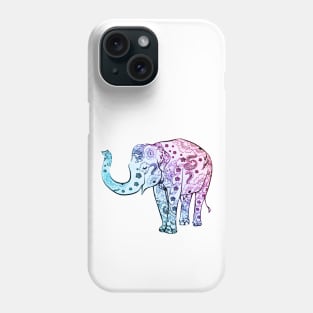 Cute flower power elephant Phone Case