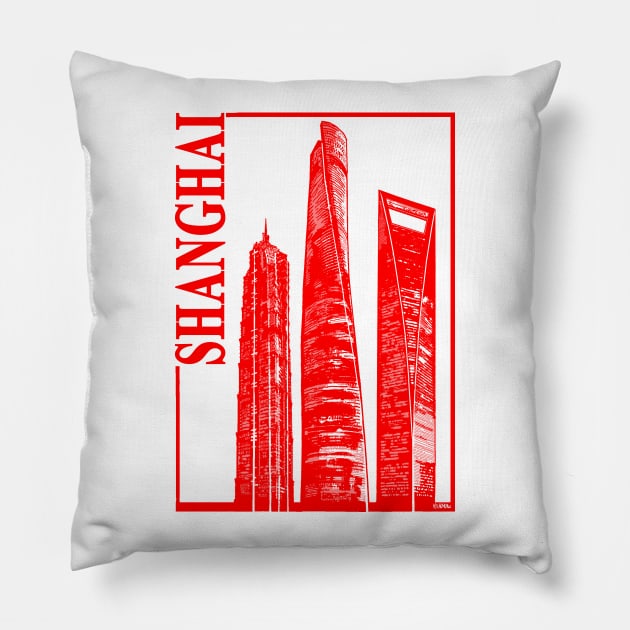 Shanghai Pillow by NewSignCreation