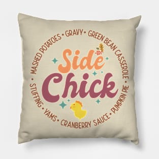 Thanksgiving Side Chick Pillow