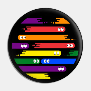 retro vintage videogames funny colorfull lgbt Pin