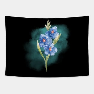 Gladioli Filipino flower Hand-painted Watercolor Tapestry