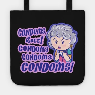 Condoms, Rose! Tote